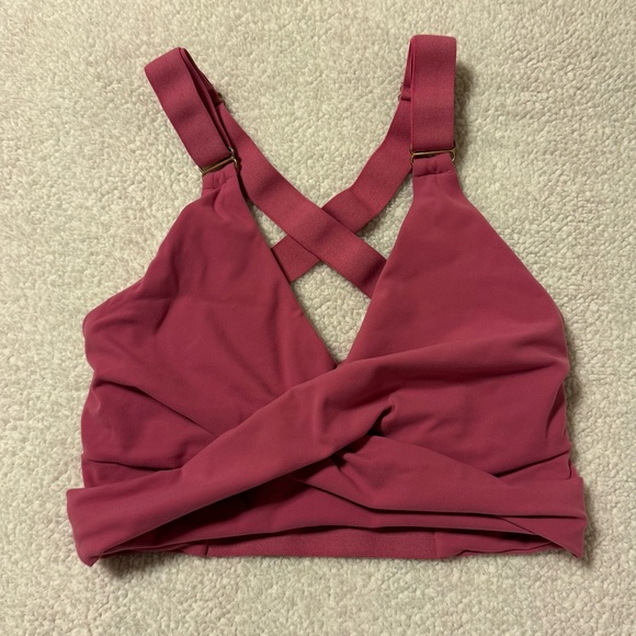 Buffbunny Candy Wrap Sports Bra in Sugar Plum Pink Purple - Picture 3 of 10
